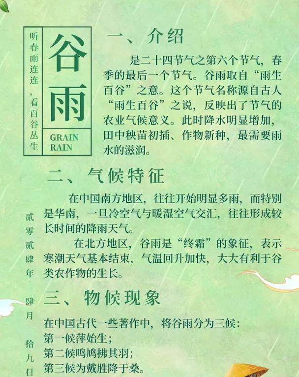 谷雨时节有哪些优美的小摘抄好句？（《谷雨润心田，墨香古意浓》）