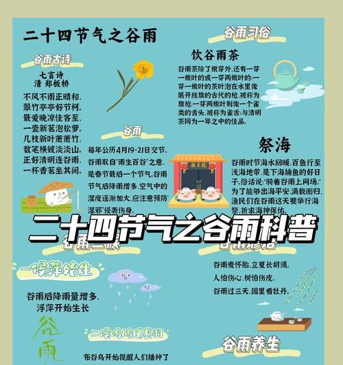谷雨小学金句好句有哪些？（前言介绍）