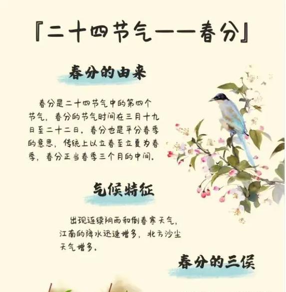 春分时节有哪些独特的名言警句？（《春分新韵：华夏古风赋》）