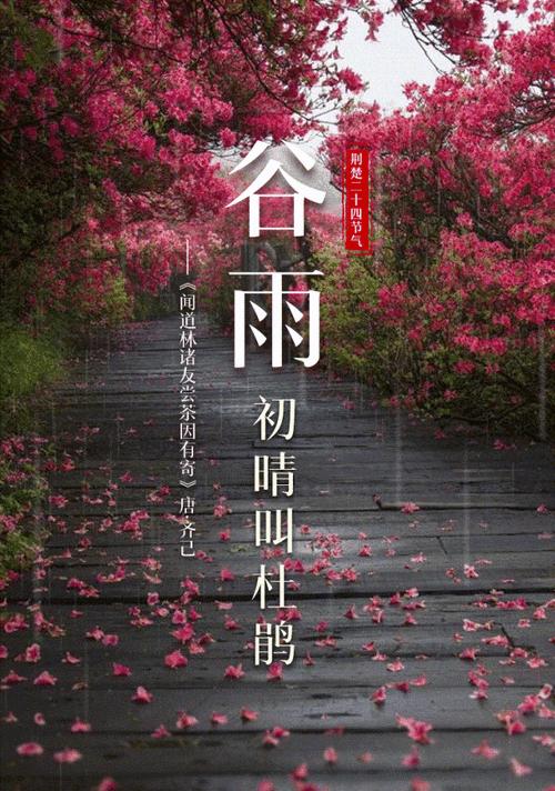 谷雨诗句开头惊艳句子好句有哪些？（谷雨润物细无声——古风诗意篇章）