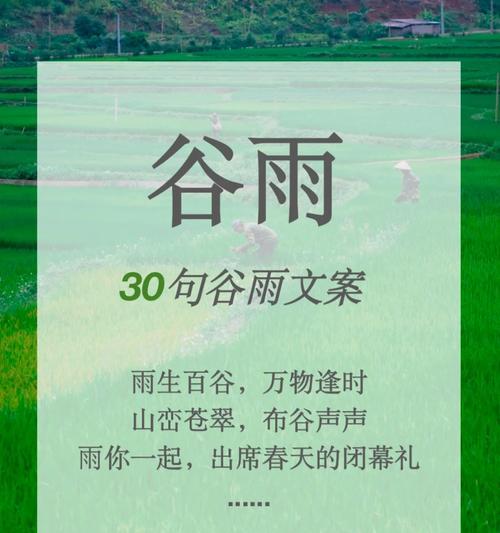 谷雨时节去哪里拍照最好？（《谷雨寻芳：古风雅韵下之摄影游记》）